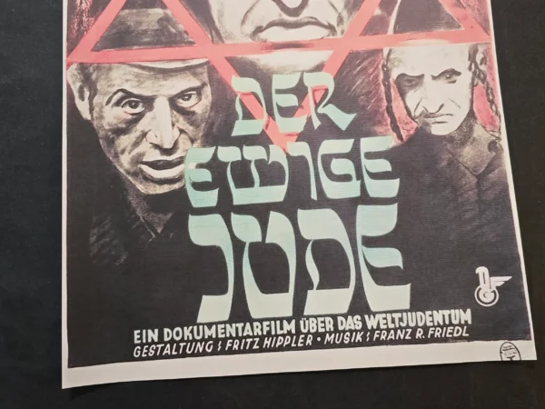 ww2-nazi-german-anti-semitic-jewish-der-ewige-jude-documentary-film-poster-print-variant-v-02-2d358d29 WW2 Nazi German Anti-Semitic Jewish Der Ewige Jude Documentary Film Poster Print Variant Version