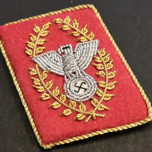 WW2 Nazi German NSDAP Political Officials Swastika Eagle Collar tabs