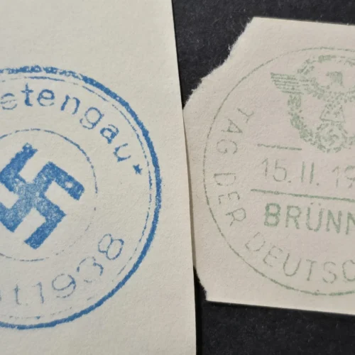 WW2 Nazi German NSDAP Third Reich Special Postage Cancels