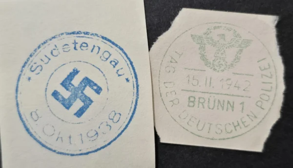 WW2 Nazi German NSDAP Third Reich Special Postage Cancels