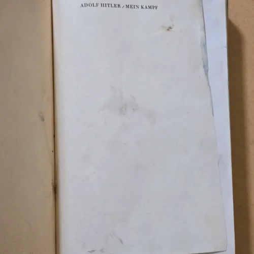 WW2 Nazi German Third Reich 1941 Adolf Hitler Mein Kampf Book People's Edition NSDAP