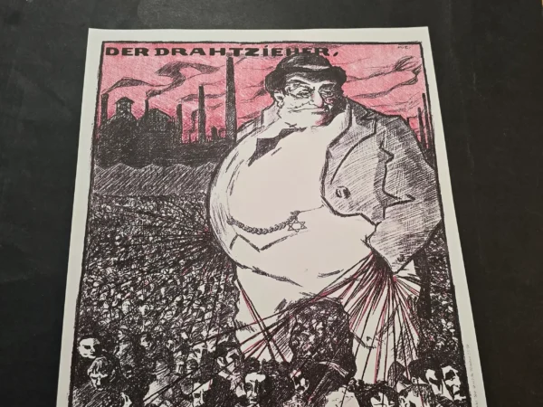 WW2 Nazi German Third Reich Anti-Semitic Anti-Communist Poster Print