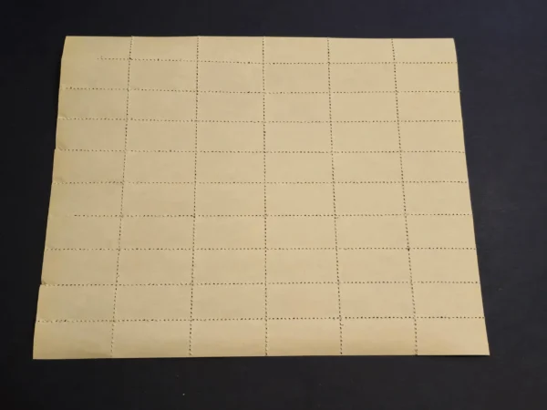 WW2 Nazi German Third Reich Anti-Semitic Jewish Propaganda Stamp Sheet of 60 w Goethe quote