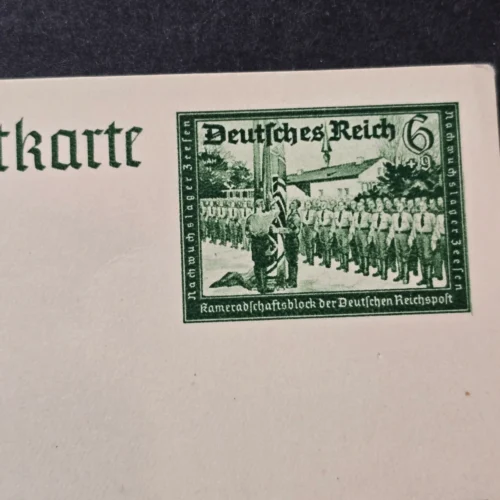 WW2 Nazi German Third Reich KdF Labor Front Kraft durch Freude Propaganda Postcard