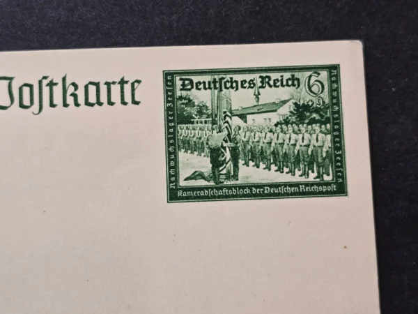 WW2 Nazi German Third Reich KdF Labor Front Kraft durch Freude Propaganda Postcard