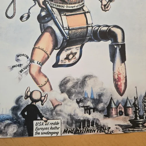 WW2 Nazi German Third Reich “Kultur-Terror” Anti-Allied Propaganda Poster Print