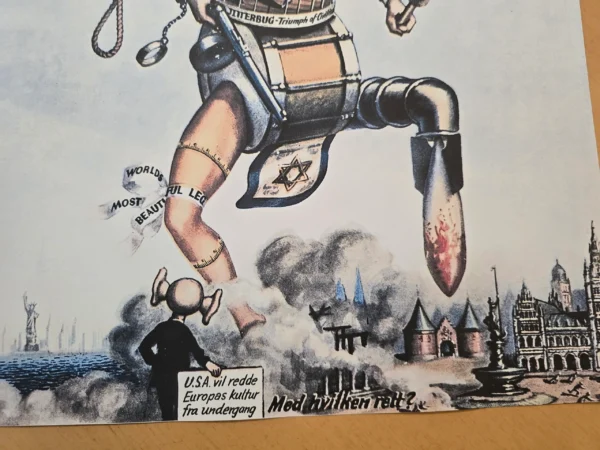 WW2 Nazi German Third Reich “Kultur-Terror” Anti-Allied Propaganda Poster Print
