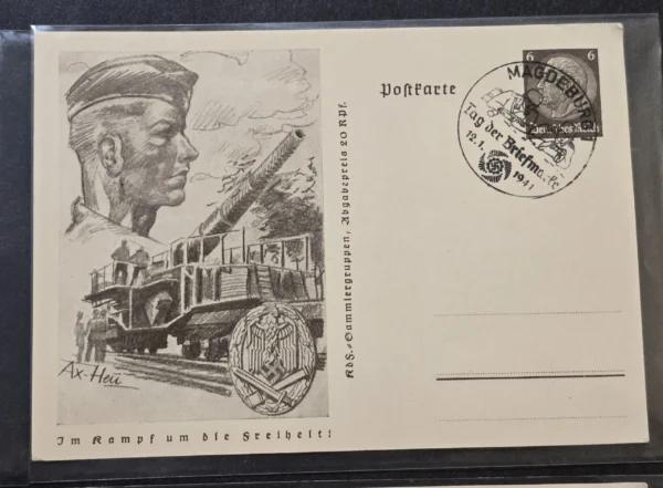 ww2-nazi-german-third-reich-propaganda-postcard-set-tag-der-briefmarke-1941-03-da1a6341 WW2 Nazi German Third Reich Propaganda Postcard Set Tag der Briefmarke 1941