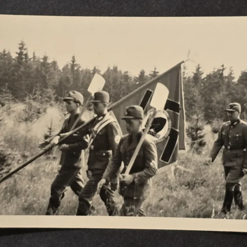 ww2-nazi-german-third-reich-third-reich-rad-swastika-standard-flag-bearer-photo-02-3f2ff2d9 WW2 Nazi German Third Reich Third Reich RAD Swastika Standard Flag bearer Photo