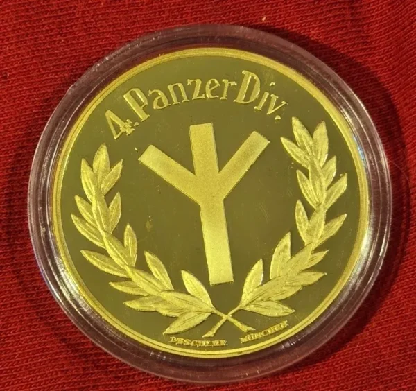 wwii-german-panzer-division-gold-medallion-4-kompanie-1939-40-boxed-03-a6988686 WWII German Panzer Division Gold Medallion 4. Kompanie 1939/40 Boxed