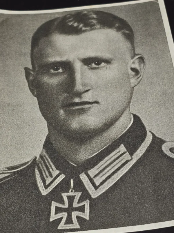 wwii-german-print-knight-s-cross-holder-oberfeldwebel-peter-veeser-heer-portrait-02-97ee7c13 WWII German Print Knight's Cross Holder Oberfeldwebel Peter Veeser Heer Portrait