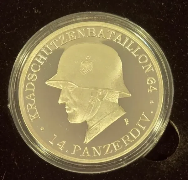 wwii-german-third-reich-14th-panzer-division-silver-medal-medallion-stalingrad-02-030ce644 WWII German Third Reich 14th Panzer Division Silver Medal Medallion Stalingrad