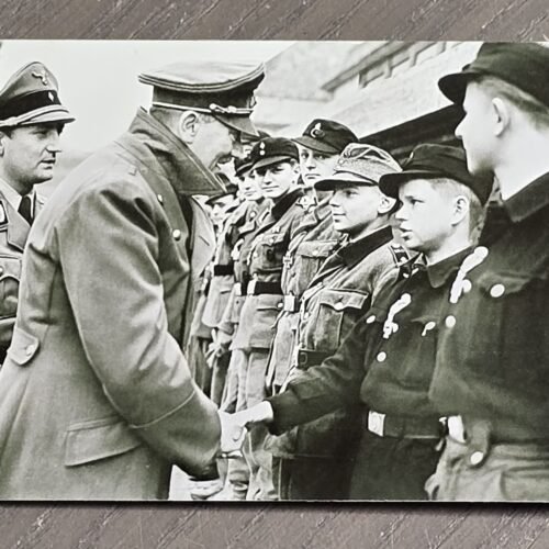 20260527_175832 WWII German Adolf Hitler Birthday The Fuhrer Greeting HJ Youth Jugend Boys April 20 1945 Photo