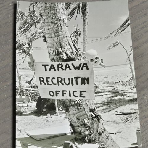 20260527_175859 WW2 USMC Battle of Tarawa Nov. 1943 US Marines Recruiting Office Japan Japanese Photo