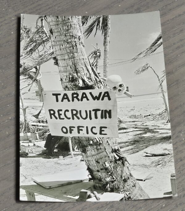 20260527_175859 WW2 USMC Battle of Tarawa Nov. 1943 US Marines Recruiting Office Japan Japanese Photo