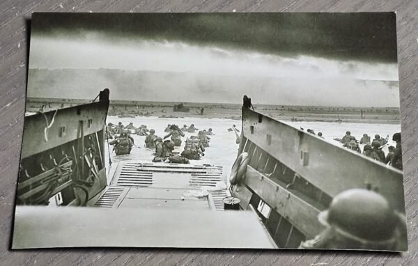 20260527_180043 WWII US American GIs Soldiers D-Day Normandy June 6 1944 Landing Craft Photo