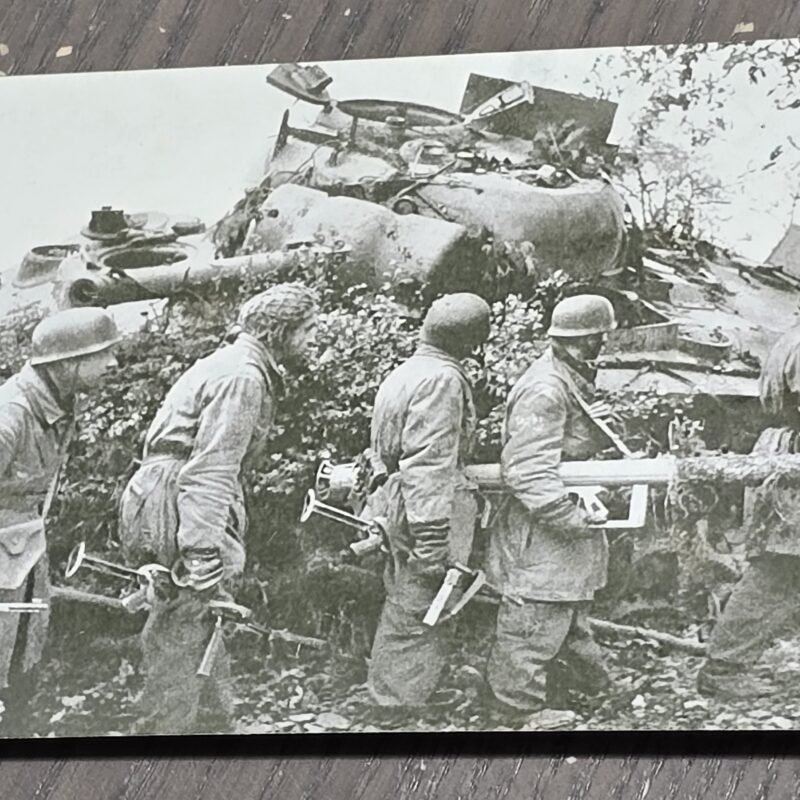 WWII German Luftwaffe Fallschirmjäger Paratroopers Panther Tank Photo