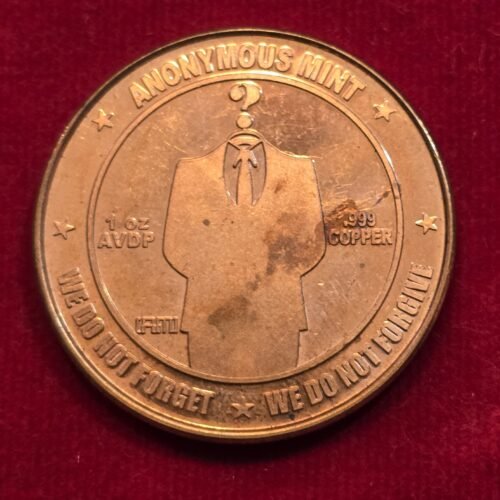 20260712_170817 1 oz .999 Copper Anonymous Mint Bitcoin Crypto Physical Coin Round