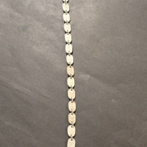 20260712_171145 Reproduction SS Chained Dagger Hanger Chain Skull & SS Rune Links – Display Part