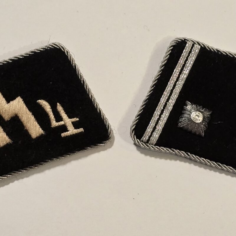 20260802_154038 WW2 Nazi German SS Standarte # 4 Collar Tabs Patches