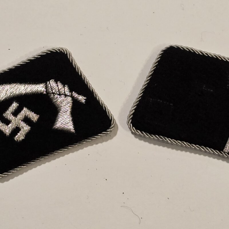 20260802_154102 WW2 Nazi German SS Handschar Division Collar Tabs Patches Swastika w sword