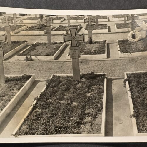 20260807_162033 WWII German Military Cemetery KIA Fallen Soldiers Iron Cross Grave Markers Photo