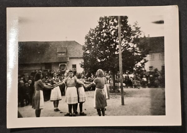 20260807_162112 WWII German HJ Hitler Youth BDM Girls Outdoor Folk Dance Gathering Photo