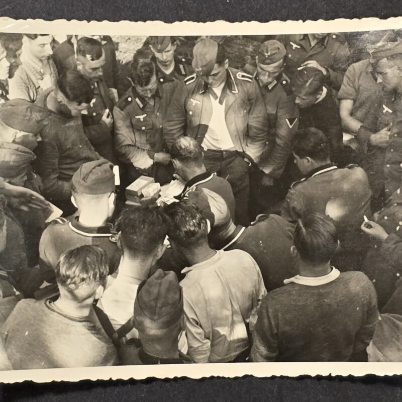 20260807_162430 Wehrmacht soldiers MAIL CALL! WW2 German Military Photo
