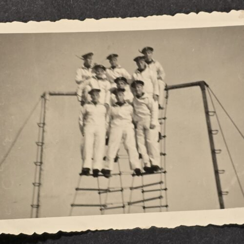 20260807_162546 Kriegsmarine Rigging Monkeys WW2 German Navy sailors military war photo