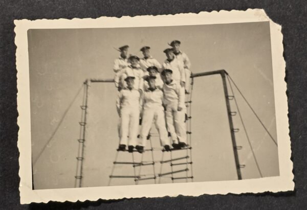 20260807_162546 Kriegsmarine Rigging Monkeys WW2 German Navy sailors military war photo