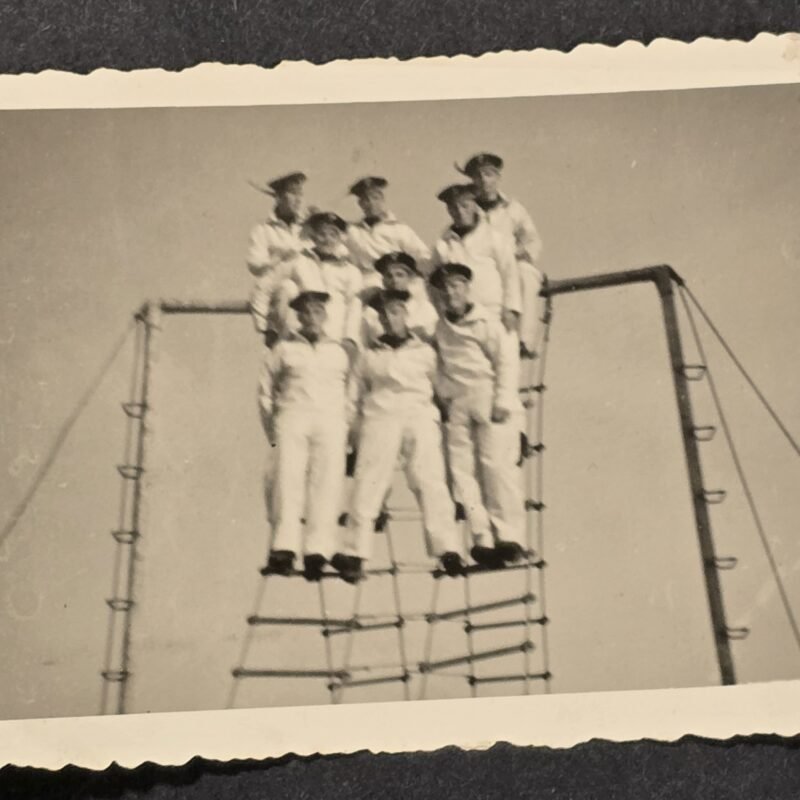 20260807_162546 Kriegsmarine Rigging Monkeys WW2 German Navy sailors military war photo