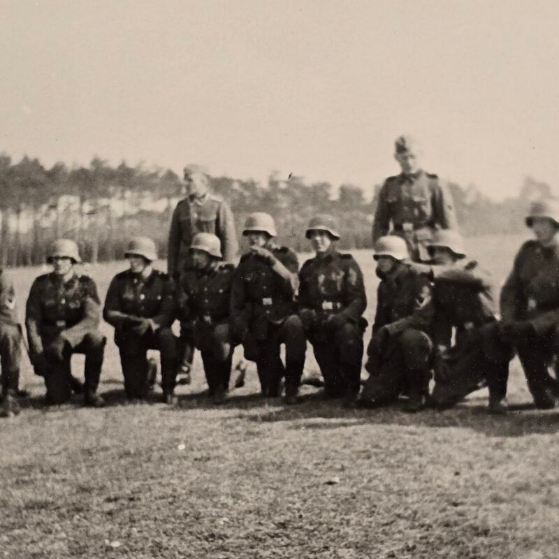 20260807_162604 WW2 German Wehrmacht Steel Helmets Soldiers Military field photo