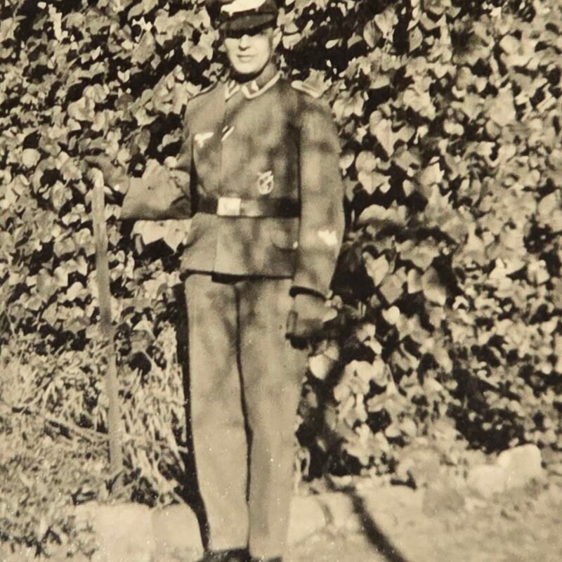 20260807_163833 Luftwaffe Soldier w Anti Aircraft Flak battle badge medal WW2 German Military war Photo