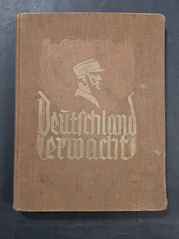 WW2 Nazi German 1933 Deutschland Erwacht NSDAP Cigarette Card Album Book