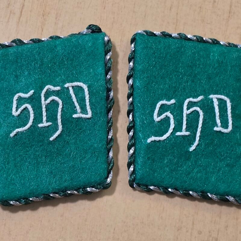 WWII German SHD Sicherheits- und Hilfsdienst Enlisted Collar Tabs Pair