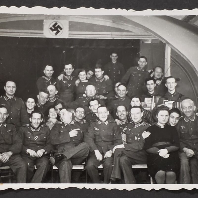 20260822_121107 Decorated Wehrmacht soldiers w Swastika Decoration Military WW2 German War Photo Hitler Youth Badge