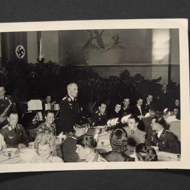 20260822_123012 LUFTWAFFE HIGH COMMAND w Swastika Flag Banner Military WW2 German War Photo