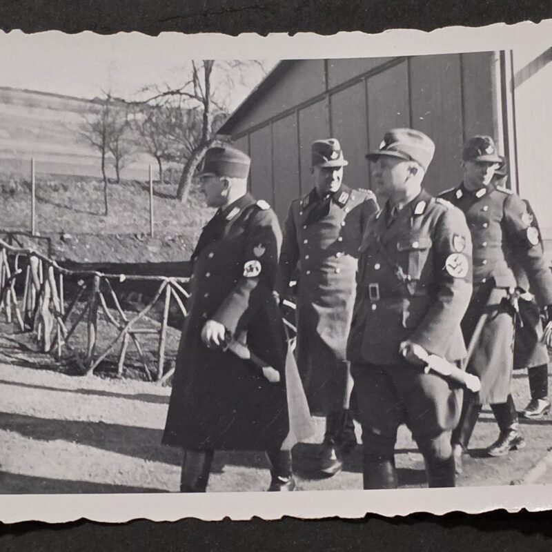 RAD Labor Force leaders w Dagger Hewer & Swastika Armbands WW2 German Military War Photo