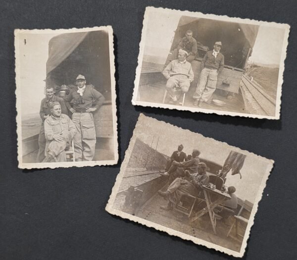 DAK Afrika Korps WWII German Luftwaffe Tropical Soldiers Photos Railcar Africa