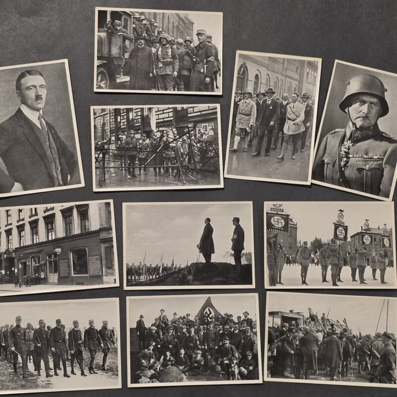 NSDAP Third Reich 1930s Nazi Germany Erwacht NSDAP Cigarette Tobacco Propaganda Photo Cards Hitler SA Stormtroopers
