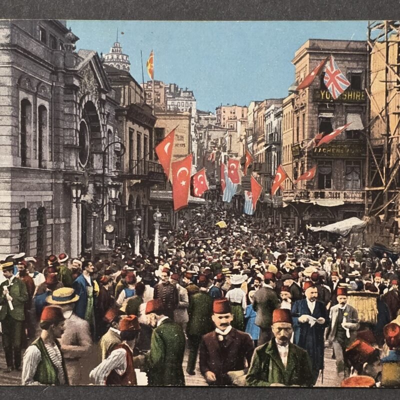 20260822_151834 WWI German Navy Feldpost Ottoman Empire Constantinople Karaköy Postcard SMS Goeben Breslau 1917