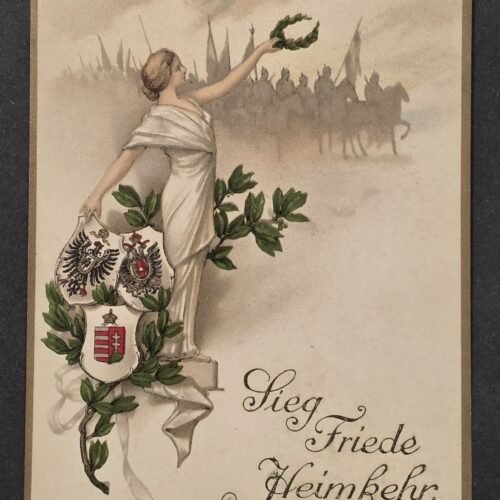 20260822_152019 WWI Austria Hungary Germany Patriotic Military War Postcard Sieg Friede Heimkehr