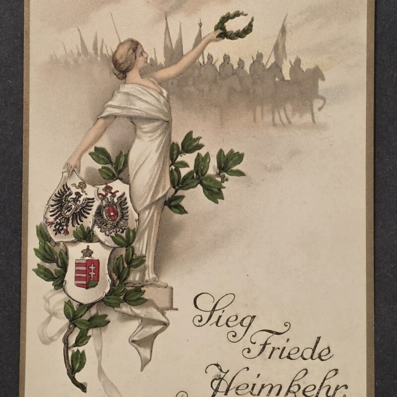 20260822_152019 WWI Austria Hungary Germany Patriotic Military War Postcard Sieg Friede Heimkehr