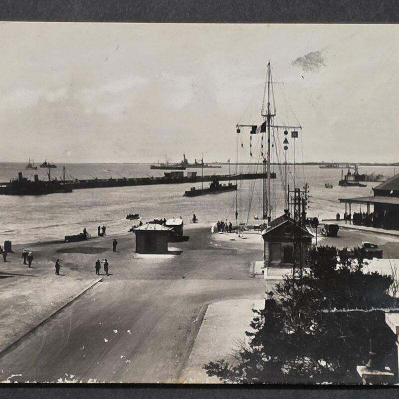 Atlantik 1944 WWII German Photo Postcard La Pallice La Rochelle France Harbor U-Boat Port