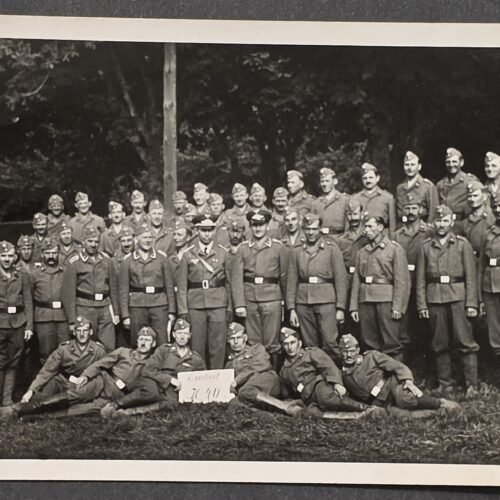 WW2 German Luftwaffe Photo Postcard In memory of air force service 1938 Einheit H40