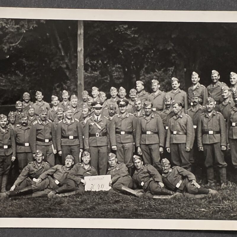 WW2 German Luftwaffe Photo Postcard In memory of air force service 1938 Einheit H40