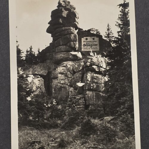 WW2 German Albert Leo Schlageter Military War Memorial Königstein Photo Postcard