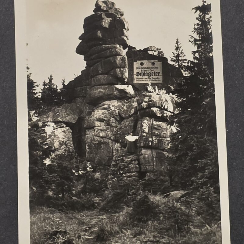 20260822_153802 WW2 German Albert Leo Schlageter Military War Memorial Königstein Photo Postcard