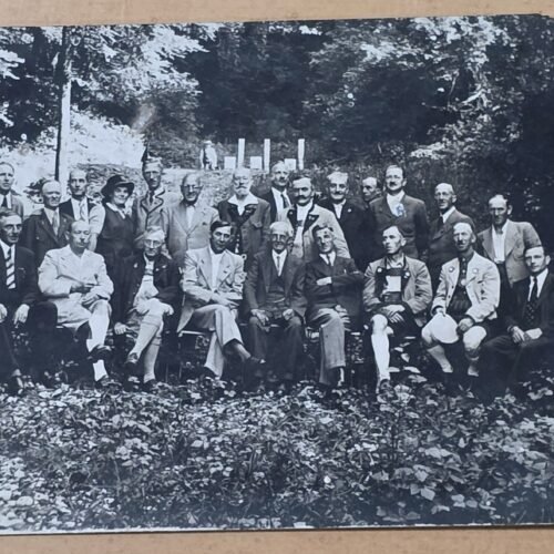 20260822_153915 Original WW2 German Third Reich NS-Reichskriegerbund Wels Austria Veterans Group RPPC – Rare Stamped Photo