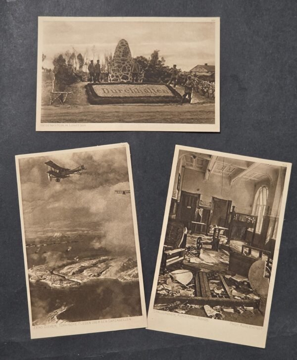 20260822_154242 WWI Imperial German Postcards East Prussia Dardanelles Aviation War Damage 1915